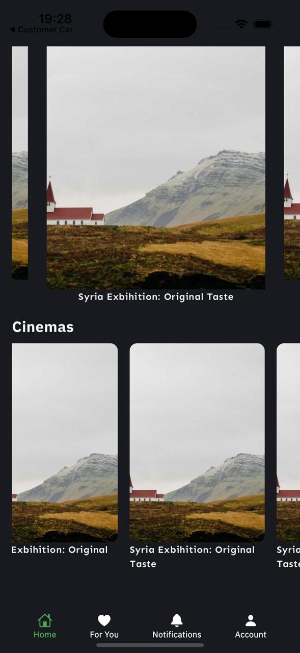 App screen